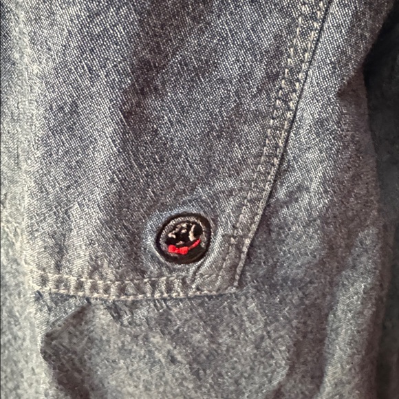 Southern Proper Men's Button Down Shirt Blue Chambray Size XXL - Picture 3 of 13